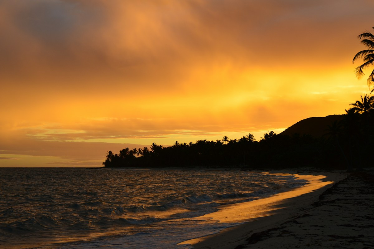 Sunset at Capesterre de Marie-Galante, Guadeloupe