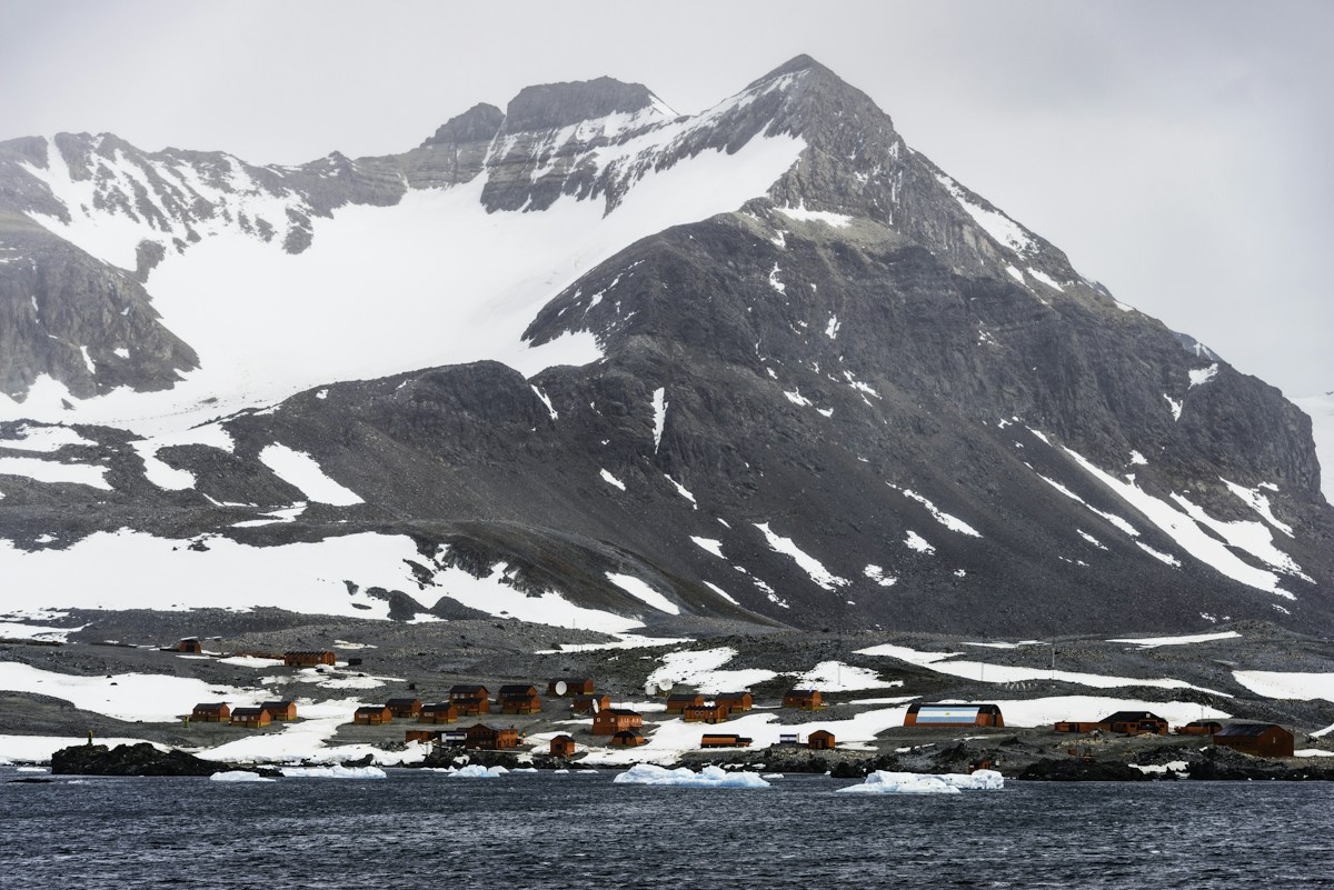 Esperanza Base at Hope Bay on the Antarctic Peninsula